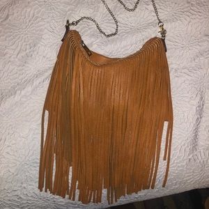 Fringe purse